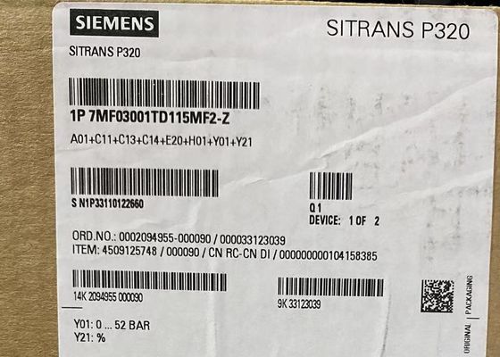 7MF0300-1TD1-5MF2-Z A00+E00+C11+H02 فرستنده سیمنز برای فشار سنج