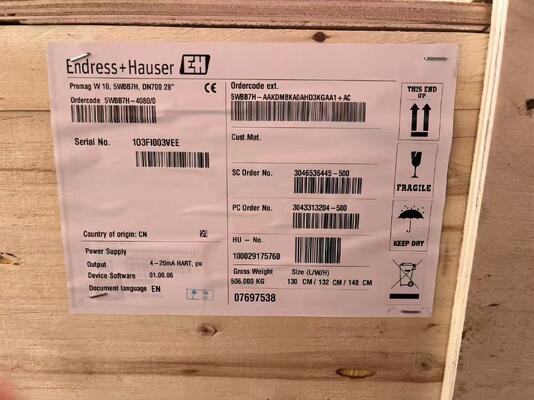 فرستنده فشار با دقت بالا Endress Hauser 5WBB7H-4080/0