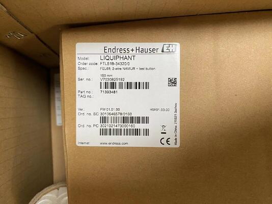 E+H FTL51B-34320/0 Liquiphant SIL-Rated Vibronic Tuning Fork سطح سوئیچ