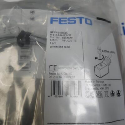 فستو NEBV-Z4WA2L-R-E-2 کابل اتصال شیر سولینوئید