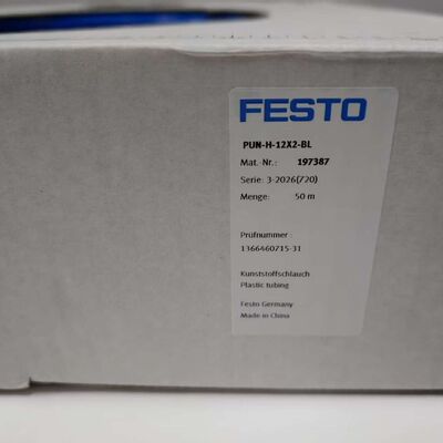 Festo PUN-H-12X2-BL لوله هواپیمایی پلی اورتان با فشار بالا