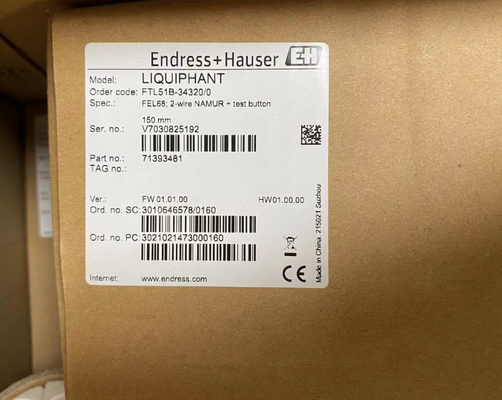سوئیچ سطح چنگال تنظیم مایع E+H FTL51B-3M7P5/0