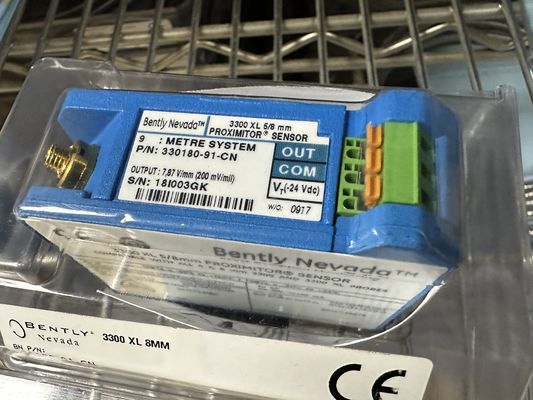330180-91-CN Bently Nevada 3300 XL Proximitor Sensor 9.0 متر (29.5 فوت) طول سیستم، نصب DIN