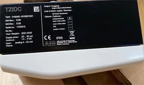 V18345-1010221001 دستگاه موقعیت دهی شیر ABB TZIDC الکترو پنوماتیک