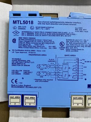 MTL5018 MTL ابزارها دستگاه تشخیص نزدیکی رابط شماره کانال ها 2