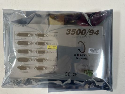 3500 94 Bently نوادا سیستم نظارت ارتعاش صفحه نمایش روتر جعبه