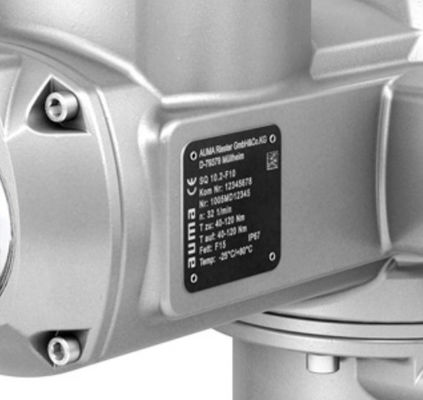 AUMA SQ 10.2-F10 قطعات چرخش کنترلر با کنترل کنترلرهای ماتریک AM 01.1