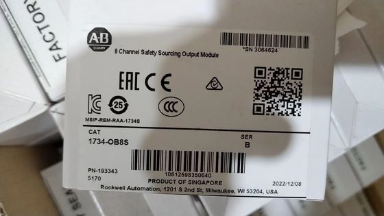 24VDC Allen Bradley 1734-OB8S POINT I/O Security I/O Module هشت کانال خروجی منبع جریان