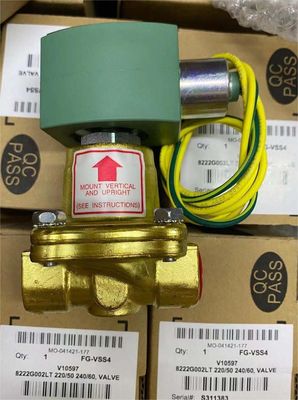 8222G002LT ASCO Solenoid Valve 120/60 10/50 سری 8222 دو راه