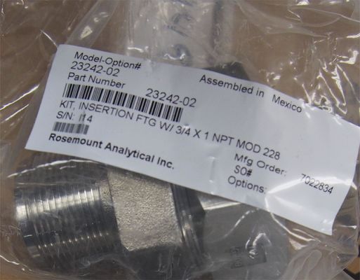 23242-02 امرسون Rosemount PH حسگر نصب آداپتور 1.5 " ورودی 1" X 0.75 "