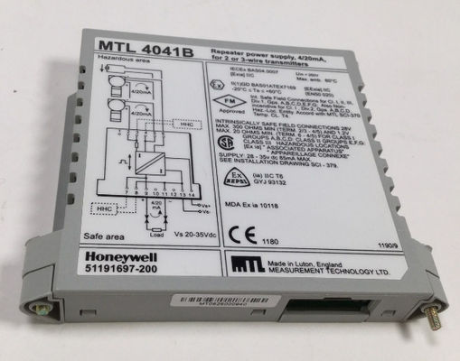MTL4041B ابزار MTL تکرار کننده برق برق تعداد کانال ها یک