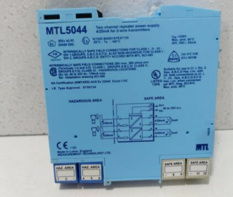 MTL5044 MTL ابزار تکرار کننده منبع برق ولتاژ منبع 20 تا 35 ولت دی سی