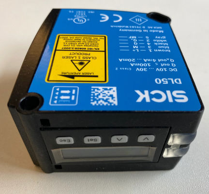 سنسورهای فاصله لیزر SICK DL50-P1123: Dx50 36.1mm X 62.7mm X 57.7mm برای صنعتی