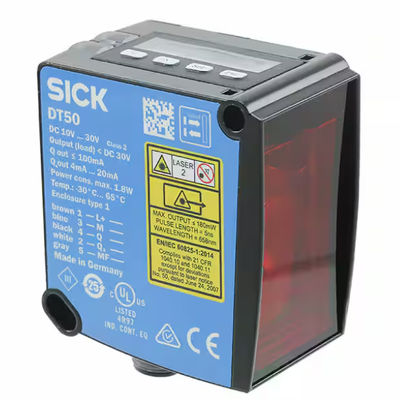 SICK DT50-P1113 حسگرهای فاصله لیزری نمایشگر LC Dx50، 2 X LED