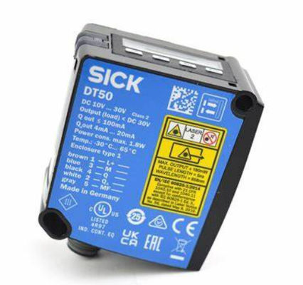 SICK DT50-P1113 حسگرهای فاصله لیزری نمایشگر LC Dx50، 2 X LED