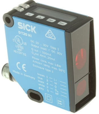 سنسورهای فاصله لیزری SICK DT20 Hi DT20-P244B 24.3 mm x 72.4 mm x 54.1 mm