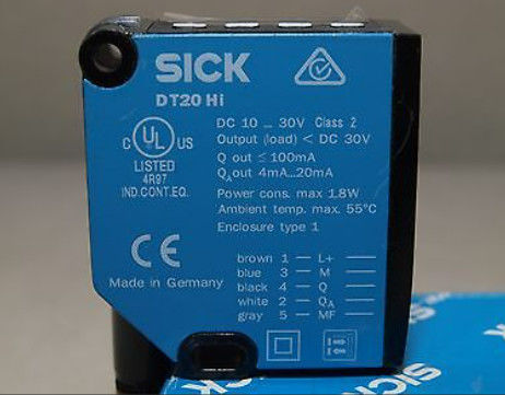 سنسورهای فاصله لیزری SICK DT20 Hi DT20-P244B 24.3 mm x 72.4 mm x 54.1 mm