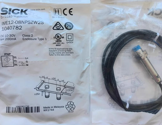 SICK IME12-08NPSZW2S سنسورهای نزدیکی محرک IME ولتاژ تغذیه 10 V DC-30 V DC