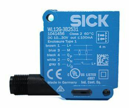 SICK WL12G-3B2531 سنسور تصویر الکتریکی مستطیل برای کاربردهای صنعتی