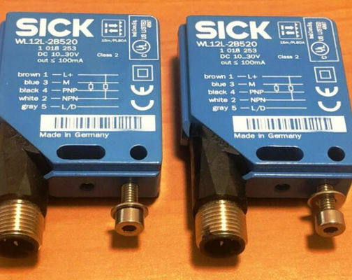SICK WL12L-2B520 سنسورهای فوتو الکتریکی W12 اتصال مرد اتصال M12 5 پین