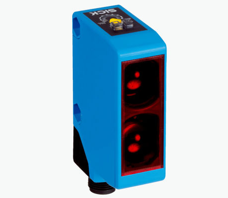 سنسور فتو الکتریکی کامپکت SICK W250-2P2431 با نور قرمز قابل مشاهده و شماره قطعه 6044699