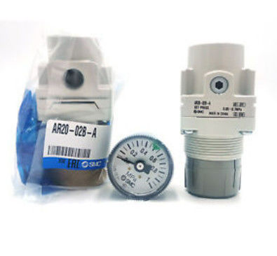 1/4 اندازه پورت SMC ARegulator AR20-02-A AR10-A/AR40-A سری تنظیم فشار محدوده 0.05 تا 0.85 MPa
