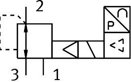 Festo MPPE-3-1/8-6-420-B ولف کنترل فشار متناسب اتصال پنوماتیک