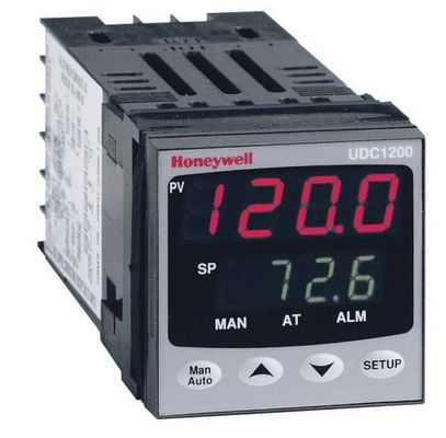 Honeywell DC120L-1-0-0-0-1-0-0 کنترل کننده دمای محدود، ورودی جهانی، 1/16-DIN، خروجی رله