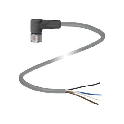 V1-W-A2-5M-PUR M12 زنانه Cordset محافظت در برابر شل شدن و نصب نادرست