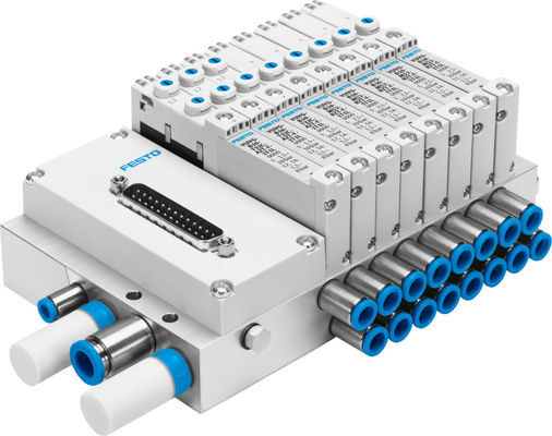 Festo VTUG-10-VRPT-B1T-Q10B-UB-QH6SU-16K+TTSC VTUG دسته بندی دریچه با پلاگین چند پین یا اتصال بس میدان