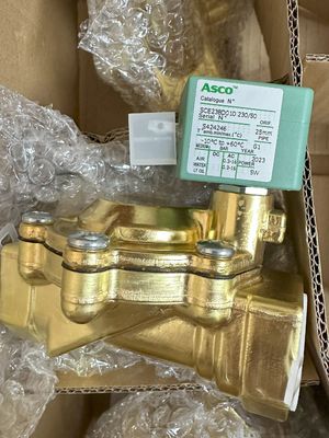 ASCO SCE238D008EMO.24/DC - بدن مس، EPDM، G1/2، 2/2 NC، سری 238 شیر های سولنویدی