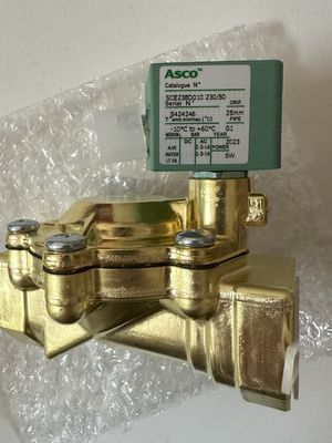 ASCO SCE238D008EMO.24/DC - بدن مس، EPDM، G1/2، 2/2 NC، سری 238 شیر های سولنویدی