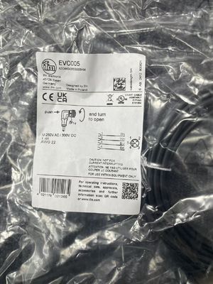 مجموعه سیم زنانه IFM EVC005 ADOAH040MSS0005H04 مقاوم به روغن ها و مایعات خنک کننده