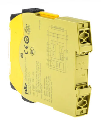رله ایمنی Pilz 751103 نوع PNOZ s3 C 24VDC 2 n/o عملکرد گیرنده 3 نقطه ای