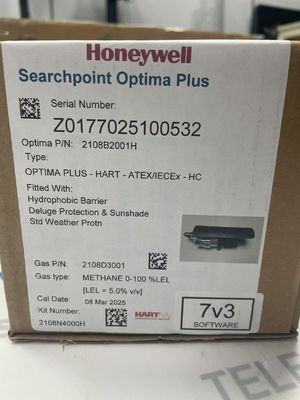 آشکارساز گاز Honeywell 2108b2001H Searchpoint Optima Plus با سرعت نامی 320 دور در دقیقه و اتصال فرآیند 1/4 اینچ NPT