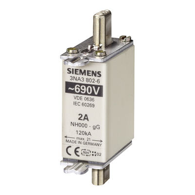 سیمنز 3NA3814-6 LV HRC فیوز عنصر برای اندازه گیری Span 30 bar و فلنج بیضی در طول کار