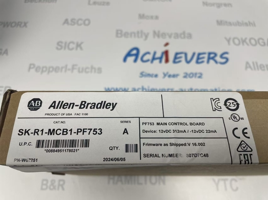 120/240 ولت AC مرکزی کنترل هیئت مدیره قطعات معدنی آلن-برادلی SK-R1-MCB1-PF753 با سیگنال DC-OK