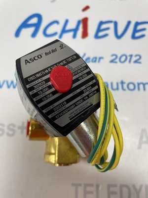ASCO 8321G001 125DC 3-Way برنج 1/4 در شیر سولینوئید