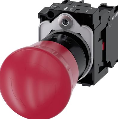 دکمه های فشار قارچ SIEMENS 3SU1100-1HB20 1FH0 EMERGENCY STOP
