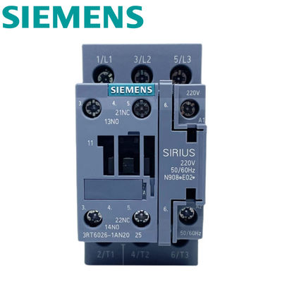SIEMENS 3RT6026-1AM00 high-performance 3-pole AC contactor