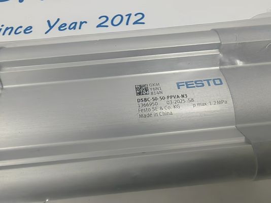 سیلندر پروفیل استاندارد Festo DSBC-50-50-PPVA-N3 با طراحی