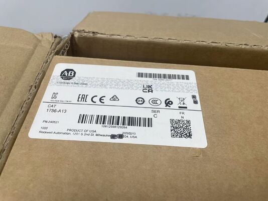 آلن برادلی 1756-A13 13-اسلات ControlLogix شاسی برای سیستم های کنترل صنعتی با عملکرد بالا