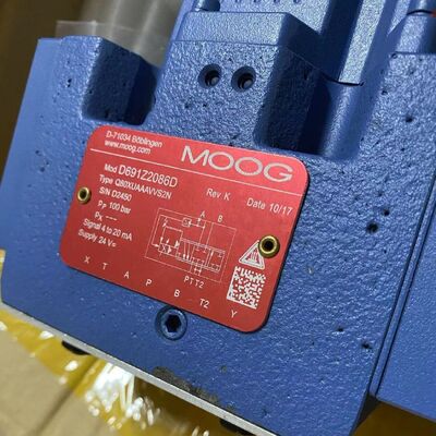 MOOG D691Z2086D شیر سرو الکترو هیدرولیک