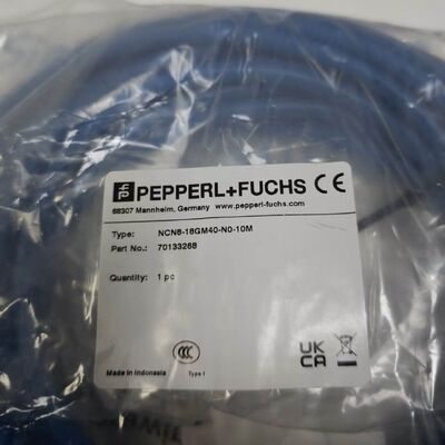 کابل ثابت 10 متری سنسور مجاورتی القایی غیر هم سطحی  NCN8-18GM40-N0-10M