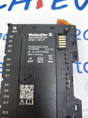 Weldmuller UR20-16DI-P u-remote 16-Channel PNP Digital Input Remote I/O Module: ماژول ورودی دیجیتال و خروجی از راه دور Weldmuller UR20-16DI-P u-remote 16 کانال
