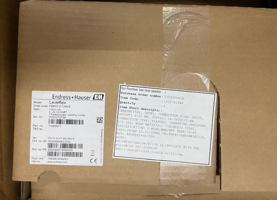 E+H FMP57-2TLM4/0 فرستنده سطح رادار هدایت شده Levelflex