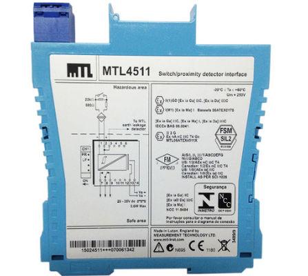 MTL4511 MTL Instruments Switch/Proximity Detector Interface 1-channel، با تشخیص خط خطا