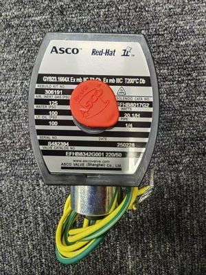 Asco EVMF8316G382V RedHat دریچه های سولناید با قدرت پایین برای کاربردهای صنعتی