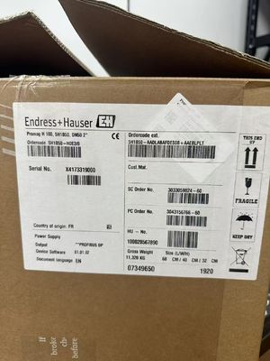 Endress Hauser 5H1B50-HOE3/0 اندازه گیری جریان الکترومغناطیسی با ورودی سطح 1x سنسور FDU9x/8x