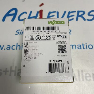 WAGO 750-333 نسل دوم PROFIBUS DP کوپلر اتوبوس میدان برای اتوماسیون صنعتی